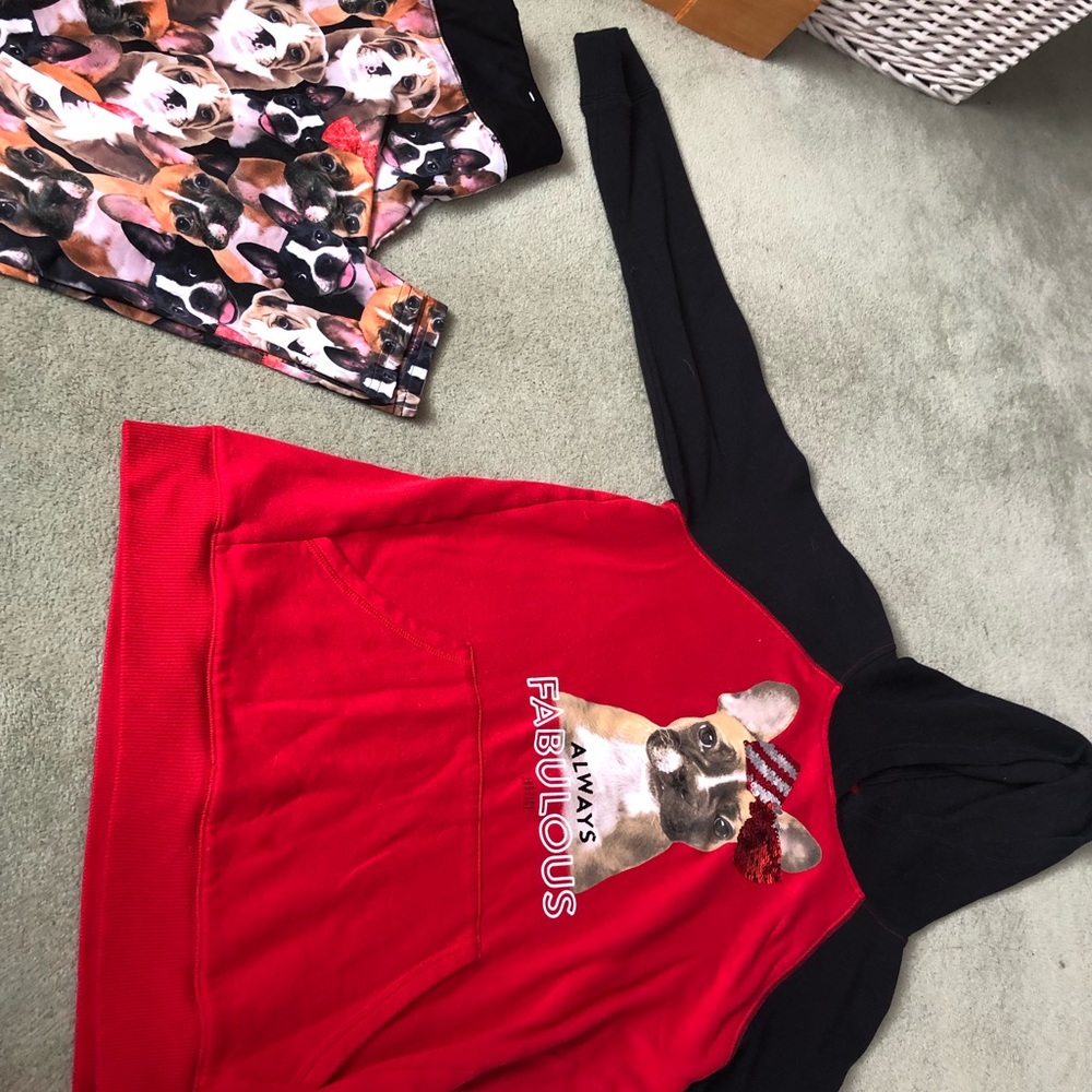Justice Christmas dog outfit.
